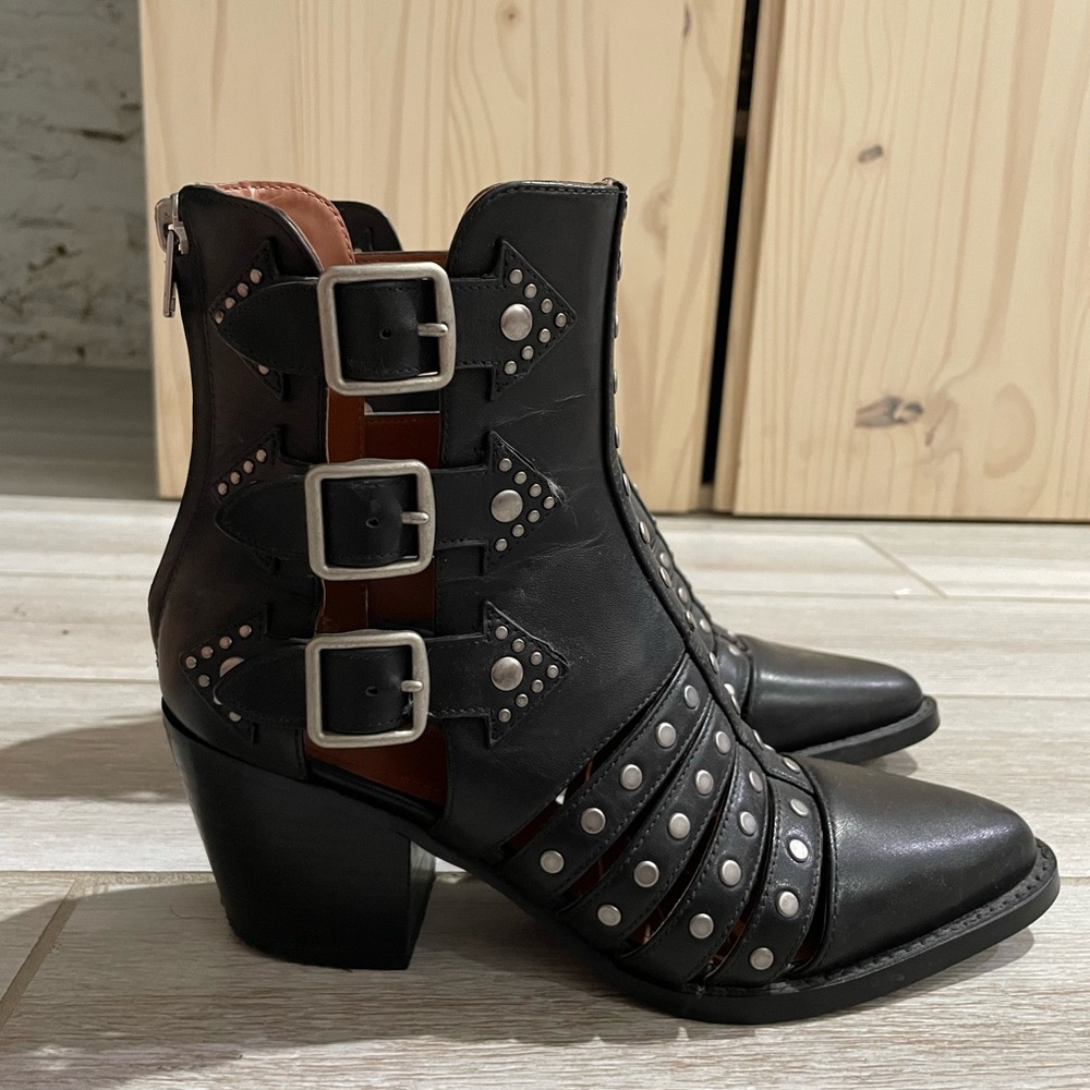 Coach studded boots